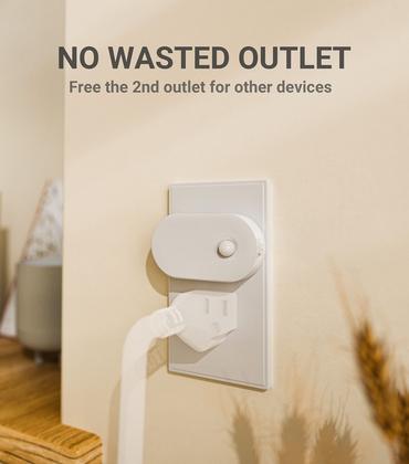 Imagem de Luz noturna Lyridz Plug in com sensor de movimento 1-120LM, pacote com 6