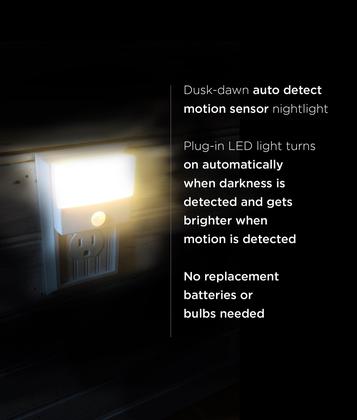 Imagem de Luz noturna Westek Senti LED Plug-in de sensor de movimento de 2 lúmens