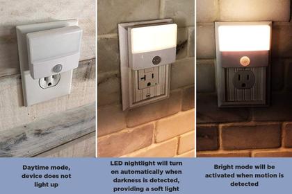 Imagem de Luz noturna Westek Senti LED Plug-in de sensor de movimento de 2 lúmens