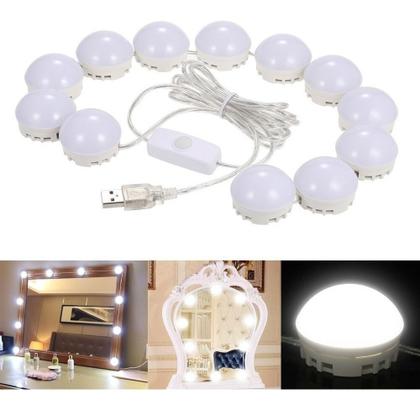 Luz Para Penteadeira Kit 10 Lâmpadas Led espelho camarim maquiagem - Novo século Imagem de Luz Para Penteadeira Kit 10 Lâmpadas Led espelho camarim maquiagem