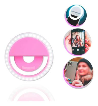 Imagem de Luz Selfie Ring Light Clipe Anel Led Flash Celular Universal