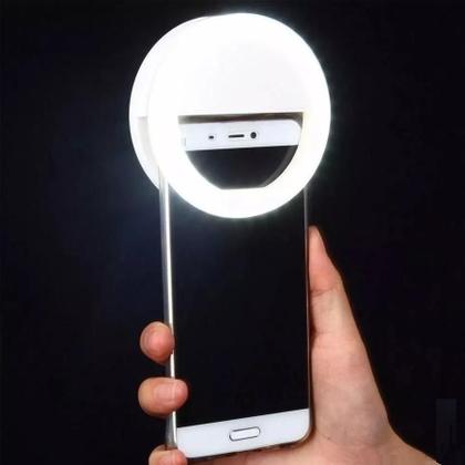 Imagem de Luz Selfie Ring Light Clipe Anel Led Flash Celular Universal