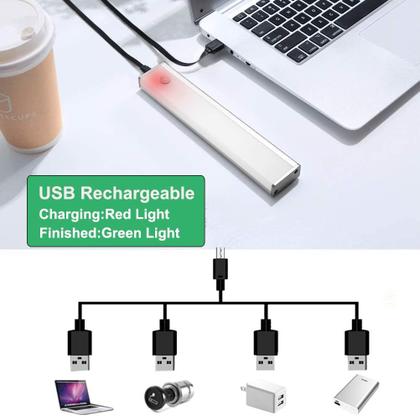 Imagem de Luz sob o gabinete: sensor de movimento recarregável LED DESUNLUX