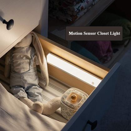 Imagem de Luz sob o gabinete: sensor de movimento recarregável LED DESUNLUX