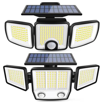 Imagem de Luz Solar De Inundação 3000LM Com Detector De Movimento Dual PIR, 3 Modos, 270 graus Iluminação À