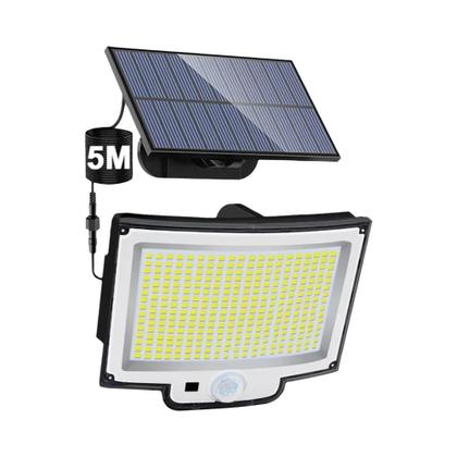 Imagem de Luz Solar de Parede com Sensor de Movimento - 318 LEDs Super Brilhantes - IP65 à Prova D'Água