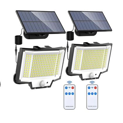 Imagem de Luz Solar de Parede com Sensor de Movimento - 318 LEDs Super Brilhantes - IP65 à Prova D'Água