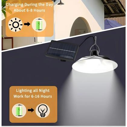 Imagem de Luz Solar De Sensor De Movimento À Prova d'Água De 8800mAh Com Dupla Cabeça E 112 LEDs Para Quintal,