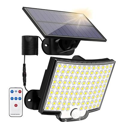 Imagem de Luz Solar Externa 106 318 LED IP65 À Prova d'Água Com Sensor De Movimento 3 Modos Holofotes