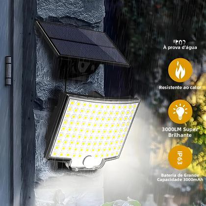 Imagem de Luz Solar Externa 106 318 LED IP65 À Prova d'Água Com Sensor De Movimento 3 Modos Holofotes