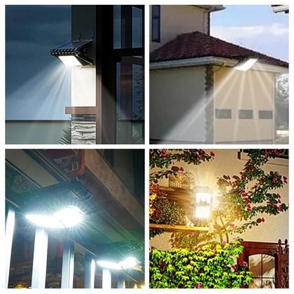 Imagem de Luz Solar Super Brilhante Com Sensor De Clipe, Carregamento USB, Lâmpada Externa Para Camping,