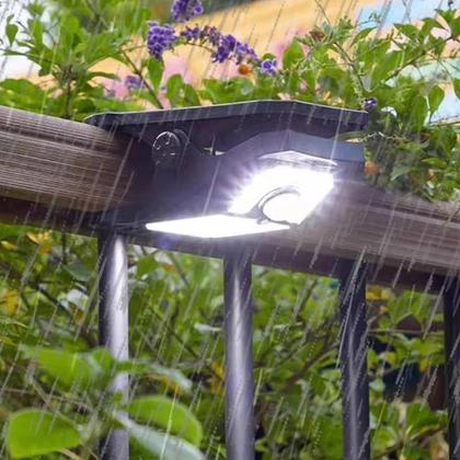 Imagem de Luz Solar Super Brilhante Com Sensor De Clipe, Carregamento USB, Lâmpada Externa Para Camping,