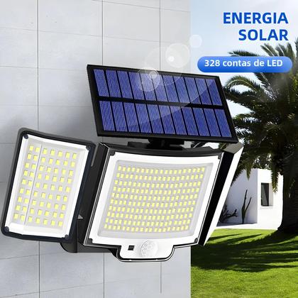 Imagem de Luz Solar Super Brilhante Para Exterior 328 348 LED Com Sensor De Movimento À Prova d'Água 3 Modos