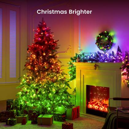 Imagem de Luzes de corda de Natal YEELIGHT 10m 100 LEDs Bluetooth