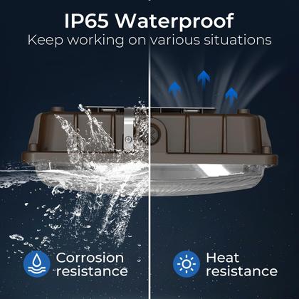 Imagem de Luzes de dossel LED CINOTON 40W 5600LM 5000K IP65 100-277V 1 pacote