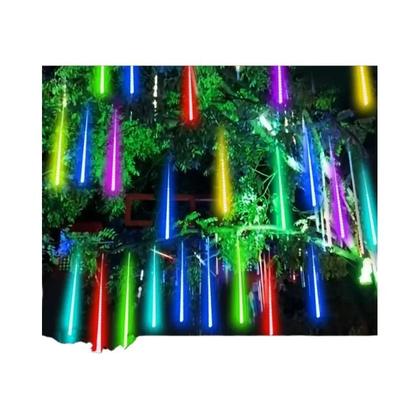 Imagem de Luzes de Fada LED para Exterior - Chuva de Meteoros para Natal, Casamento e Festa