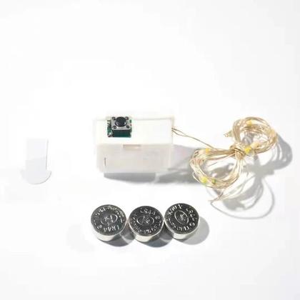 Imagem de Luzes de Fadas com Pilha - Decoração para Casa, Quarto, Jardim, Natal e Casamento