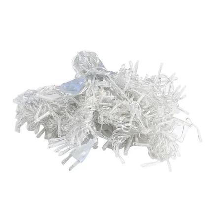 Imagem de Luzes De Natal LED Em Cortina Para Exterior, Luzes Decorativas De Casamento De 4Mx0.6M Com Plugue EU