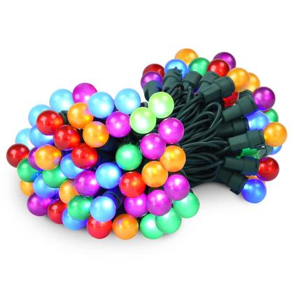 Imagem de Luzes de Natal Lucklig 19 pés 70 LED Globe String Lights