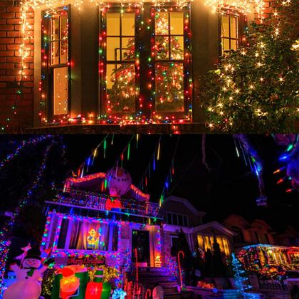 Imagem de Luzes de Natal Lucklig 19 pés 70 LED Globe String Lights