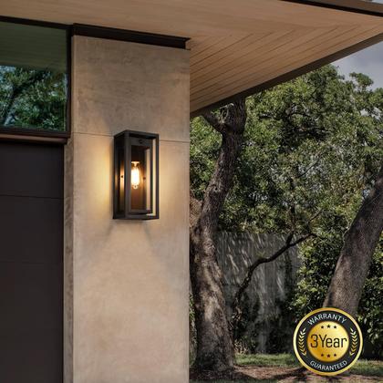 Imagem de Luzes de parede externas Slypadan 15 Motion Sensor, pacote com 2