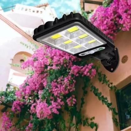 Imagem de Luzes De Parede Solares Para Exterior 117 108 LED Com Sensor De Movimento 3 Modos Para Garagens,