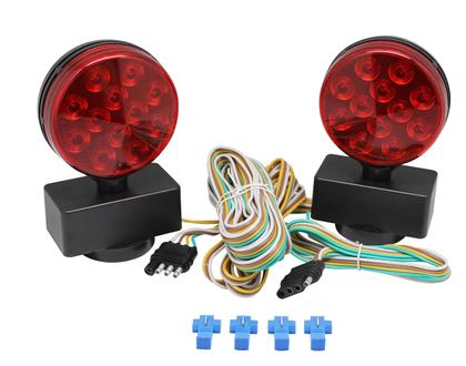 Imagem de Luzes de reboque MAXXHAUL 50015 12V LED magnético, 1 pacote
