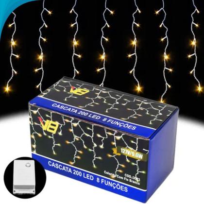 Imagem de Luzes em Cascata que Criam Decoração Para Sua Árvore de Natal com Entrega Rápida