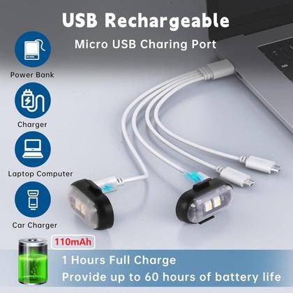 Imagem de Luzes Estroboscópicas LED Sem Fio LRalchl - Kit com 4 Unidades e Controle Remoto