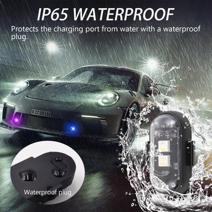 Imagem de Luzes Estroboscópicas LED Sem Fio LRalchl - Kit com 4 Unidades e Controle Remoto