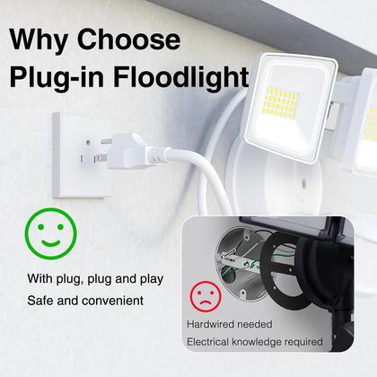 Imagem de Luzes externas Onforu 65W LED Motion Sensor 6500LM 6500K