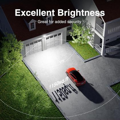 Imagem de Luzes externas Onforu 65W LED Motion Sensor 6500LM 6500K