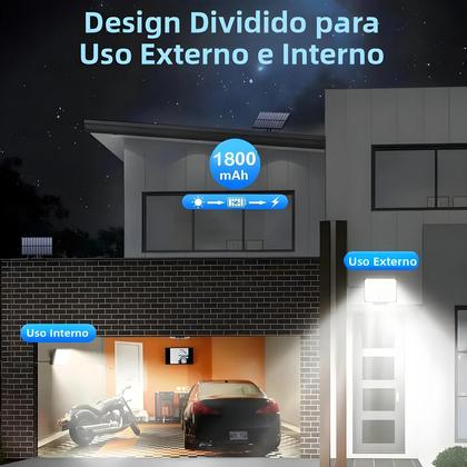 Imagem de Luzes LED Solares Para Exterior À Prova d'Água Com Sensor De Movimento Lâmpada De Parede Sem Fio