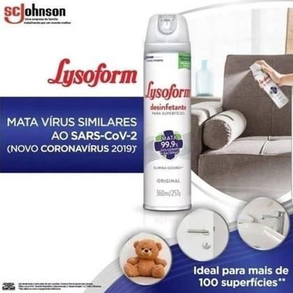 Imagem de Lysoform Original Desinfetante Bactericida 360ml