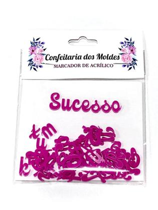 Imagem de M8 marcador acrílico alfabeto confeitaria biscuit