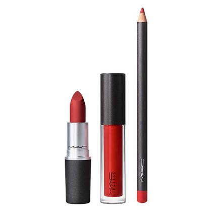 Imagem de MAC Kit para Lábios Pout Full of Posies - Batom + Lápis Labial + Gloss