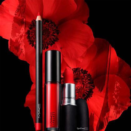 Imagem de MAC Kit para Lábios Pout Full of Posies - Batom + Lápis Labial + Gloss
