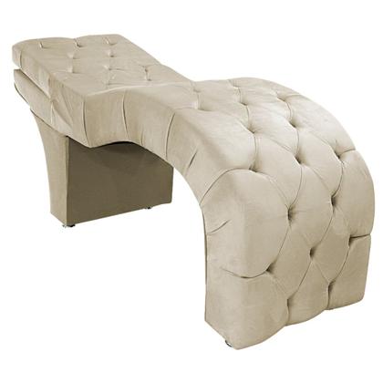 Imagem de Maca Estética com Encosto Dobrável Facial Capitonê Cílios Salão P02 Suede - Doce Sonho Móveis