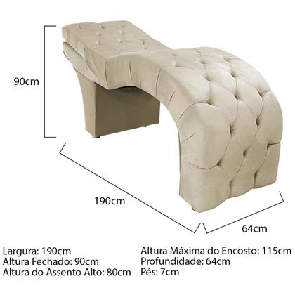 Imagem de Maca Estética com Encosto Dobrável Facial Capitonê Cílios Salão P02 Suede - Doce Sonho Móveis