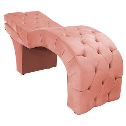 Imagem de Maca Estética com Encosto Dobrável Facial Capitonê Cílios Salão P02 Suede - Doce Sonho Móveis