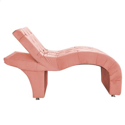 Imagem de Maca Estética com Encosto Dobrável Facial Capitonê Cílios Salão P02 Suede - Doce Sonho Móveis