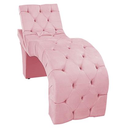 Imagem de Maca Estética com Encosto Dobrável Facial Capitonê Cílios Salão P02 Suede - Doce Sonho Móveis