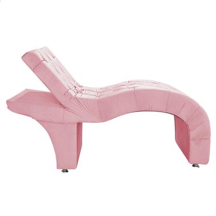Imagem de Maca Estética com Encosto Dobrável Facial Capitonê Cílios Salão P02 Suede - Doce Sonho Móveis