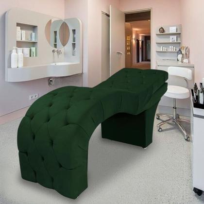 Imagem de Maca Estética Estofada Reclinável Ergonômica Suede Marilia