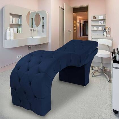 Imagem de Maca Estética Estofada Reclinável Ergonômica Veludo Sabrina
