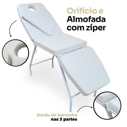 Imagem de Maca Estética Massagem 3 posições com Orifício para o Rosto For ty Store