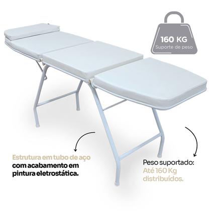 Imagem de Maca Estética Massagem 3 posições com Orifício para o Rosto For ty Store