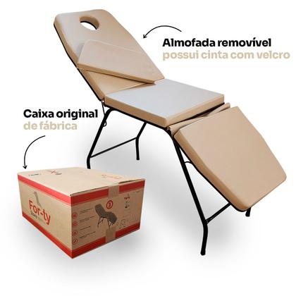 Imagem de Maca Estética Massagem 3 posições com Orifício para o Rosto For ty Store