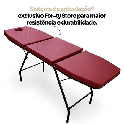 Imagem de Maca Estética Massagem 3 posições com Orifício para o Rosto For ty Store