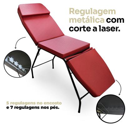 Imagem de Maca Estética Massagem 3 posições com Orifício para o Rosto For ty Store